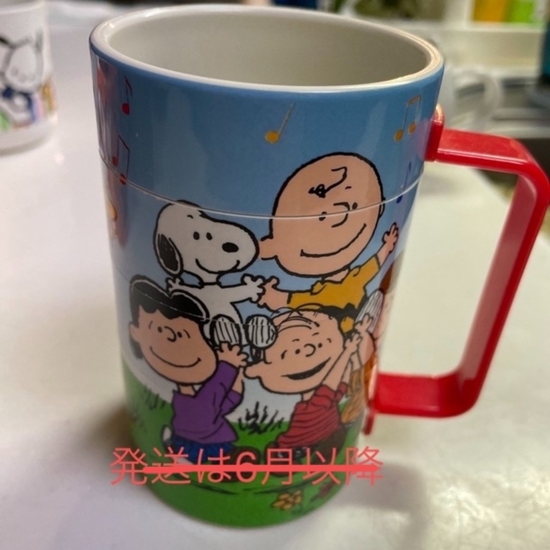 SNOOPY(スヌーピー)のSNOOPYのプラスチックのカップ エンタメ/ホビーのおもちゃ/ぬいぐるみ(キャラクターグッズ)の商品写真