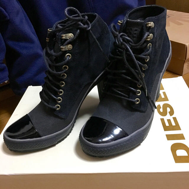 ブーツDIESEL レースアップブーツ