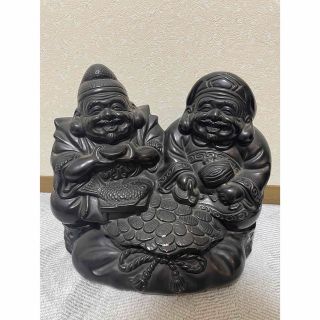 縁起物/年代物 七福神 大黒天 恵比寿 置物(置物)