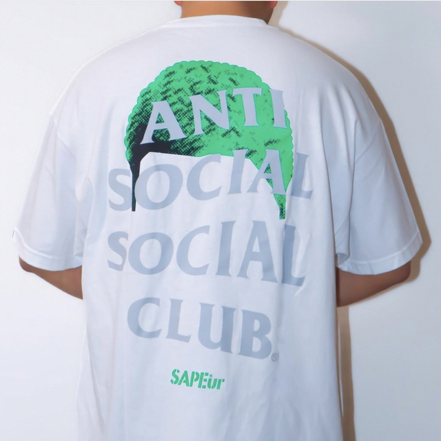 XL SAPEur x antisocial socialclub TEE - Tシャツ/カットソー(半袖/袖 ...