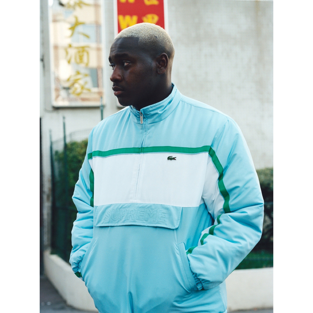 Supreme/LACOSTE Puffy Half Zip Pullover