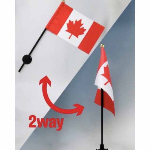 カナダ国旗　ミニフラッグ　オシャレ | フリマアプリ ラクマ