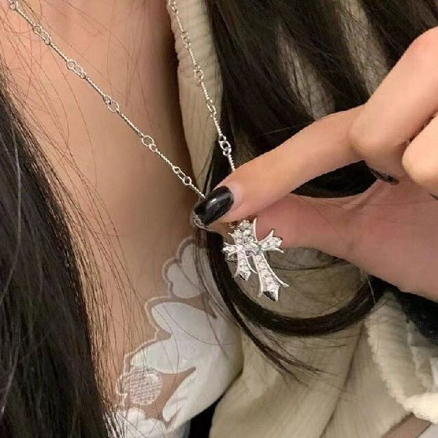 楽天最安値に挑戦】 クロス ネックレス メンズ シルバー オシャレ ストリート ネックレス クロス メンズ シルバー オシャレ ストリート