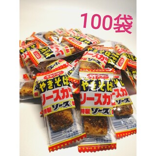 期間限定 ペヤング ソースカツ 100袋(菓子/デザート)