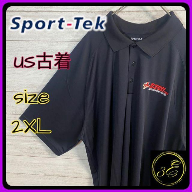 Sport-Tek ポロシャツ US オーバーサイズ2XL ブラック