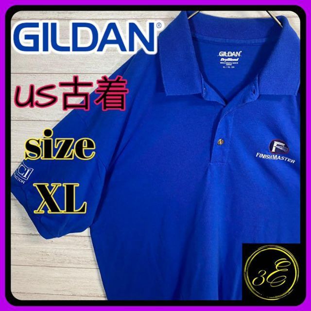 GILDAN ギルダン ポロシャツ US オーバーサイズXL ブルー