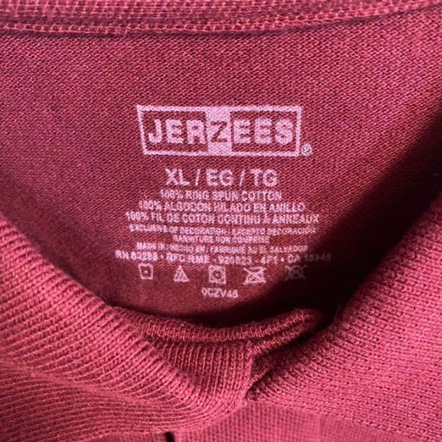 JERZEES ポロシャツ US オーバーサイズ エンジ 5