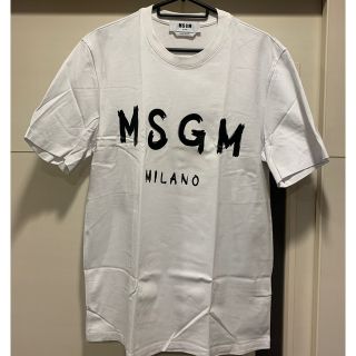 エムエスジイエム(MSGM)の【美品】MSGM エムエスジーエム ロゴTシャツ(Tシャツ/カットソー(半袖/袖なし))