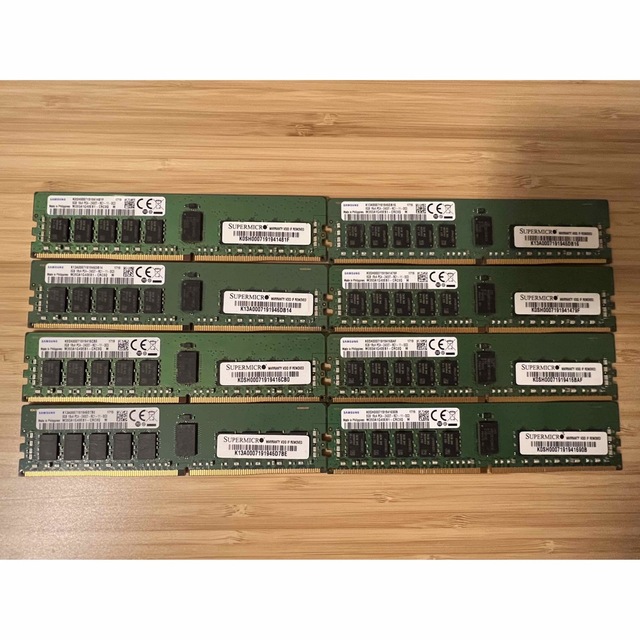 SAMSUNG DDR4 ECC メモリ 8GBx8=64GB