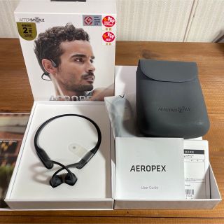 （ジャンク品）AfterShokz Aeropex　骨伝導イヤホン(ヘッドフォン/イヤフォン)