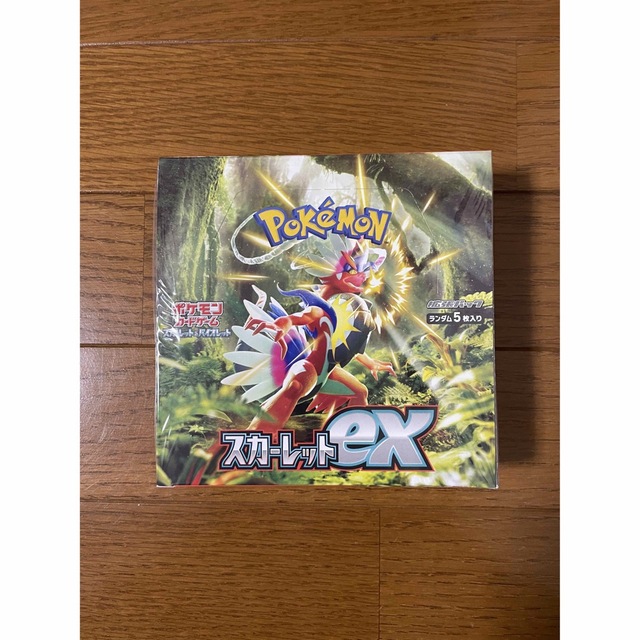 ポケモンカード スカーレットex 1boxシュリンク付 ポケモンカード スカーレットex 1boxシュリンク付
