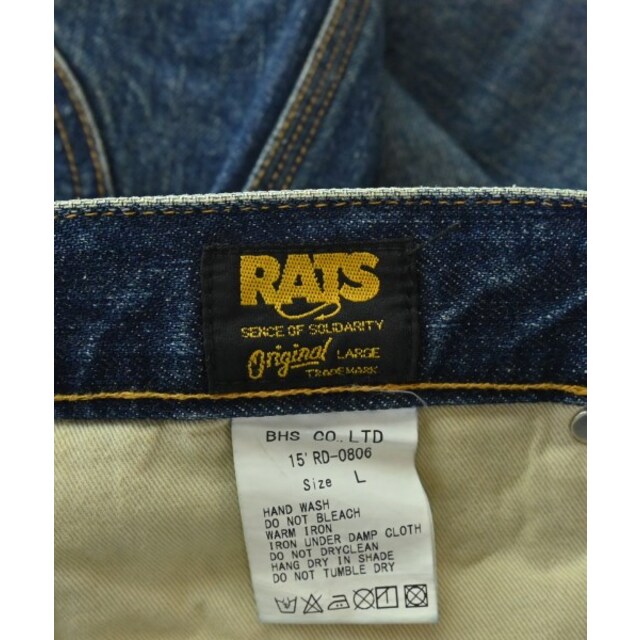 RATS(ラッツ)のRATS ラッツ デニムパンツ L 青 【古着】【中古】 メンズのパンツ(デニム/ジーンズ)の商品写真