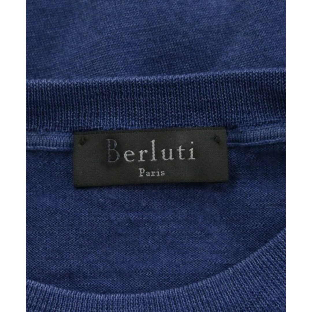 Berluti - Berluti ベルルティ ニット・セーター 44(S位) 青 【古着