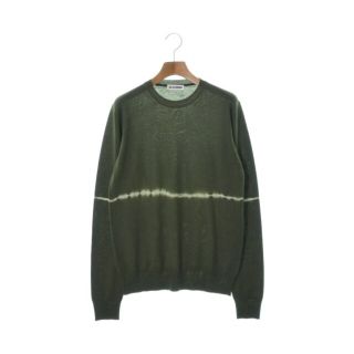 ジルサンダー(Jil Sander)のJIL SANDER ジルサンダー ニット・セーター 36(XS位) カーキ 【古着】【中古】(ニット/セーター)