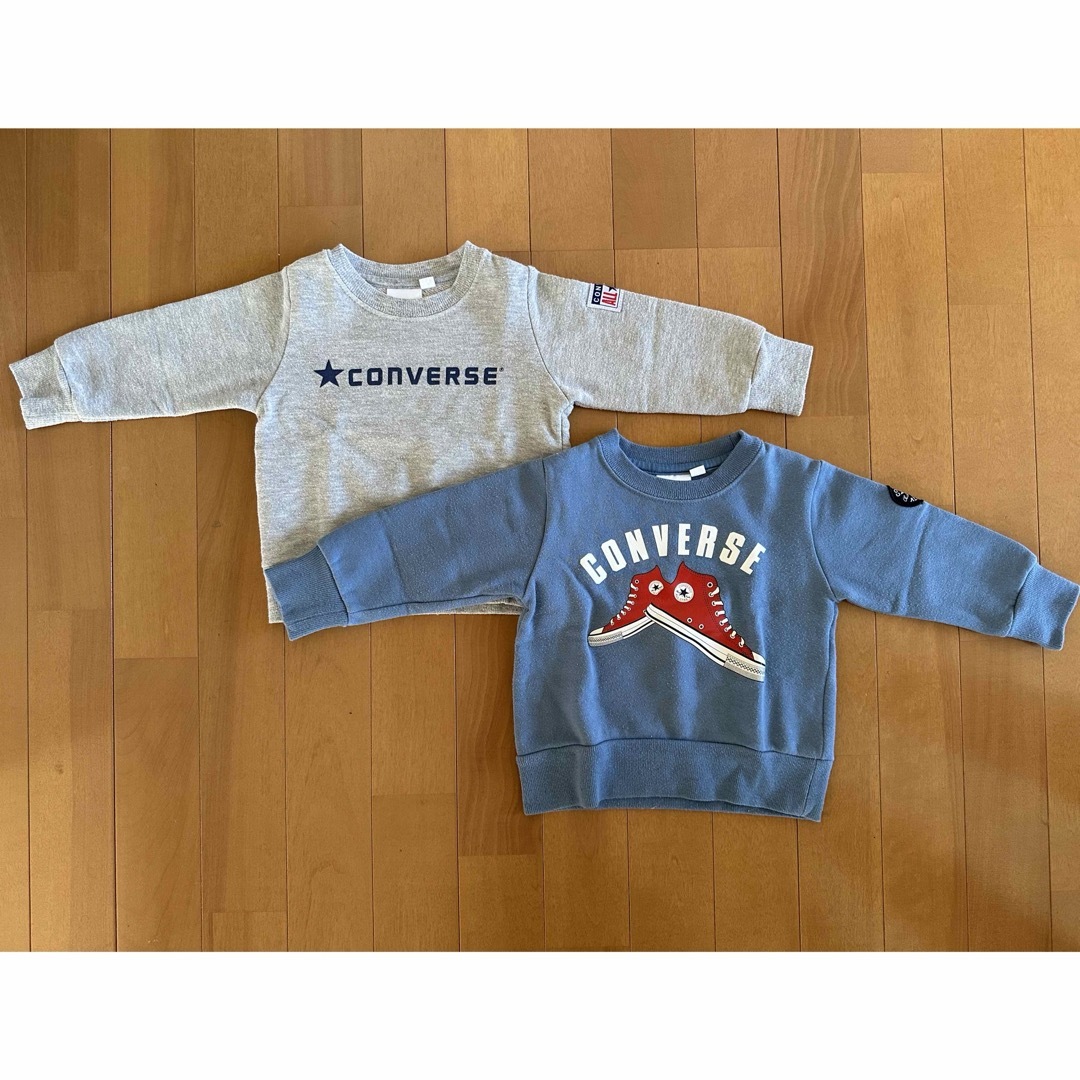 CONVERSE(コンバース)のCONVERSE トレーナー 2枚 キッズ/ベビー/マタニティのベビー服(~85cm)(トレーナー)の商品写真