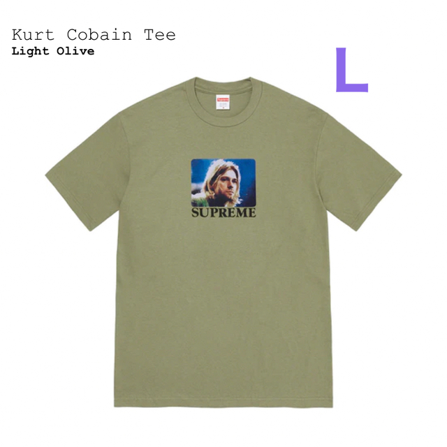 Supreme Kurt Cobain Tee "Light Olive" L