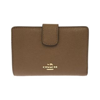 コーチ(COACH)の美品 コーチ COACH 二つ折り財布 ミディアムウォレット レディース(財布)