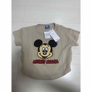 ミッキーマウス(ミッキーマウス)の新品未使用　タグ付き　ミッキーマウス　半袖Tシャツ　100センチ　100サイズ(Tシャツ/カットソー)