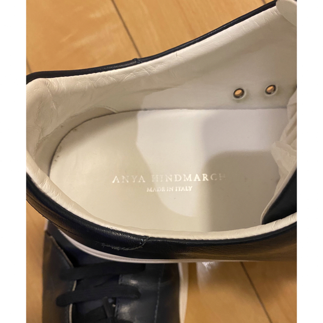 ［値下美品］ANYA HINDMARCH メンズレザースニーカー 約27.5cm