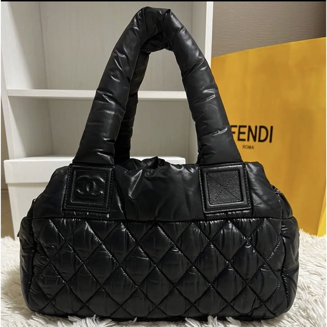 CHANEL - シャネル　コクーンボストンバッグ　ハンドバッグ
