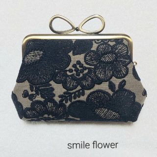 ハンドメイド　ミナペルホネン親子がま口財布(財布)