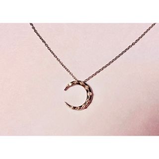 AHKAH AHKAH K ホワイトゴールド エターナルムーン ネックレスの