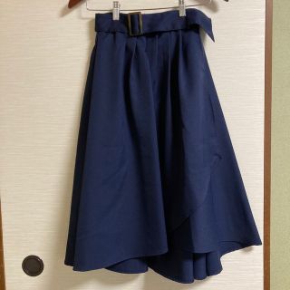 セシルマクビー(CECIL McBEE)のスカート　セシルマクビー　紺色　上品(ひざ丈スカート)