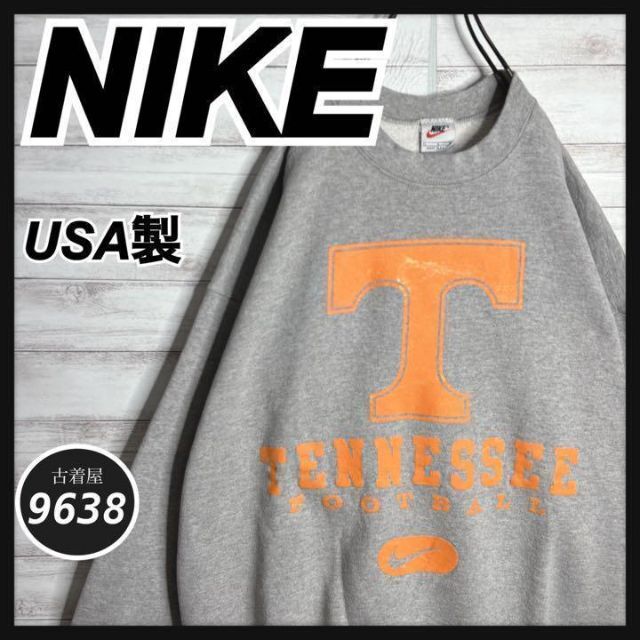 【USA製!!】ナイキ ✈︎白タグ Tennessee ゆるだぼ 裏起毛L /9638nikeNIK3028