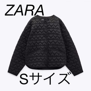 ザラ(ZARA)のZARA ハートキルティングジャケット(ダウンジャケット)