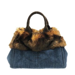 OFFクーポン - PRADA カナパ ファー トート - 正規 販売:22160円