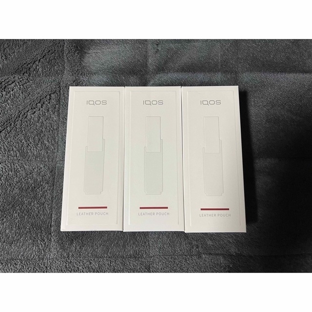 IQOS 3 MULTI アイコス マルチ レザーポーチ ディープレッド - タバコ