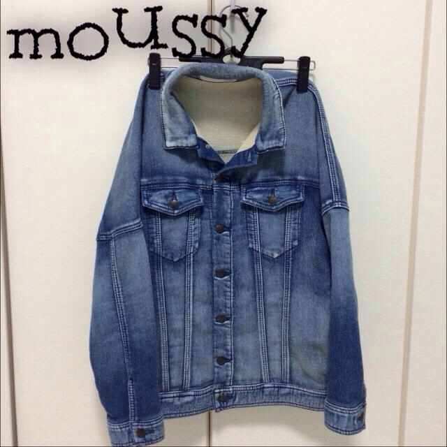 Gジャン/デニムジャケット moussy - BLUE FF DENIM JK