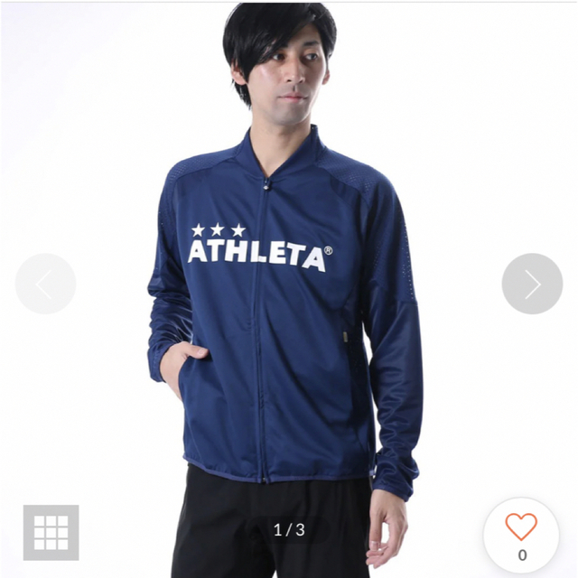 ATHLETA(アスレタ)のアスレタ ATHLETA メンズ トレーニングメッシュジャージ　Ｓ スポーツ/アウトドアのサッカー/フットサル(ウェア)の商品写真