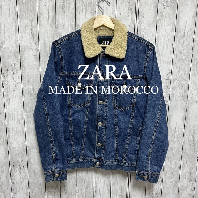 ZARA ボアデニムジャケット！モロッコ製！