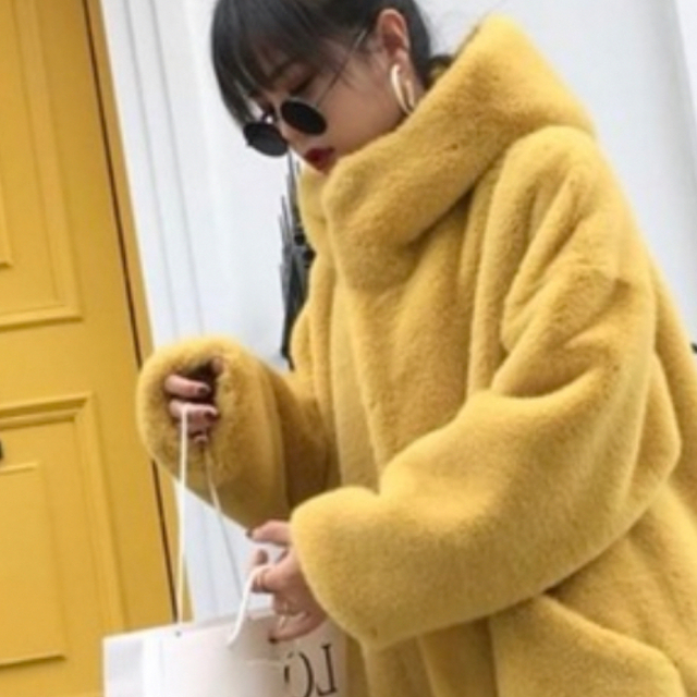 ファーコート　ロング丈