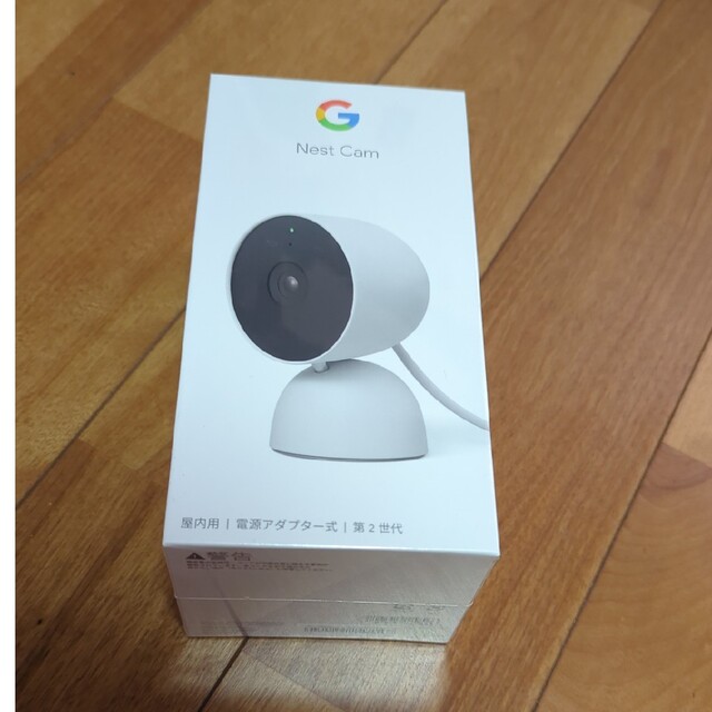 Google(グーグル)の新品未開封 Google Nest Cam 屋内用 スマホ/家電/カメラのスマホ/家電/カメラ その他(防犯カメラ)の商品写真