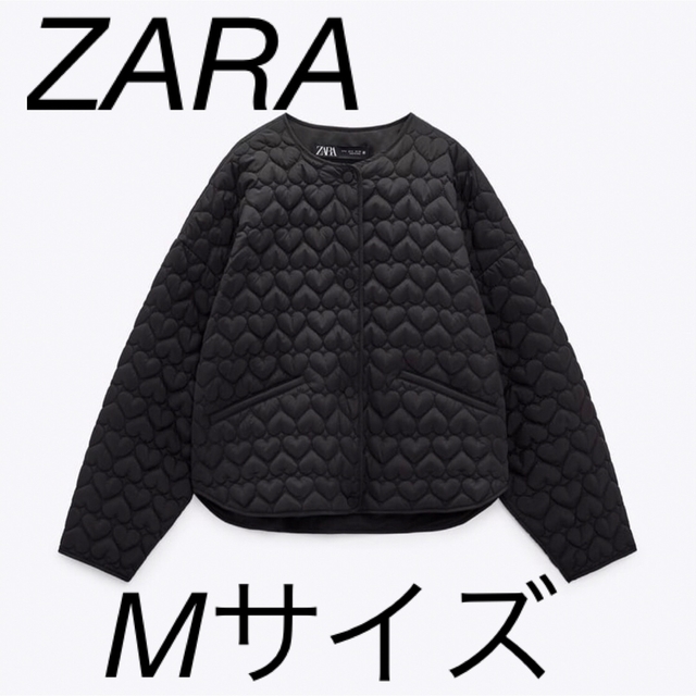 ZARA ハートキルティングジャケット