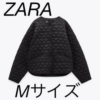 ザラ(ZARA)のZARA ハートキルティングジャケット(ダウンジャケット)