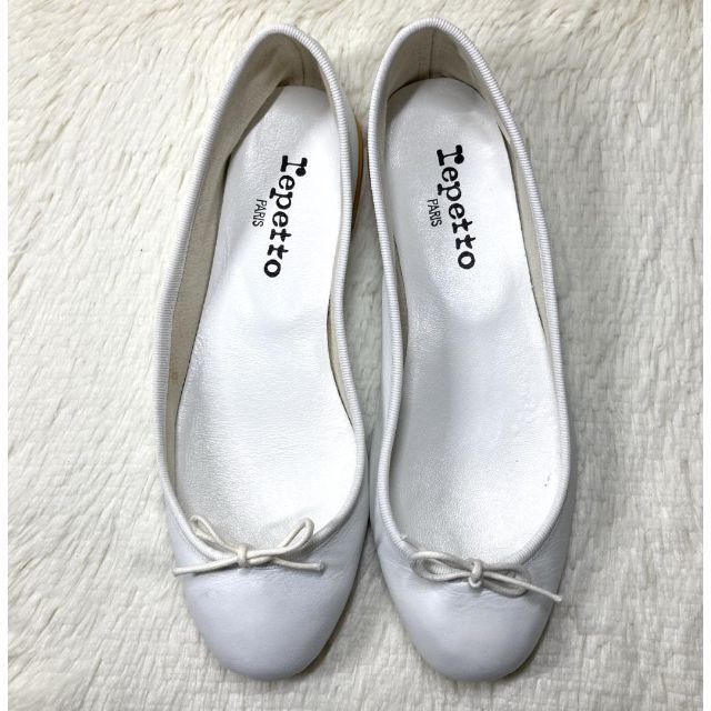 ✨美品✨repetto レペット フラットシューズ 本革 23cm ホワイト 1