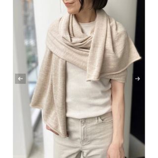 アパルトモンドゥーズィエムクラス(L'Appartement DEUXIEME CLASSE)の【LAUREN MANOOGIAN/ローレン マヌージアン】WIDE SCARF(ストール/パシュミナ)