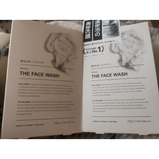 バルクオム(BULK HOMME)のバルク オム THE FACE WASH (洗顔料)(100g) × 2個(洗顔料)