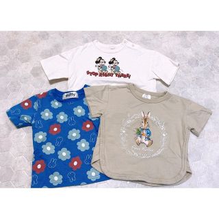 フタフタ(futafuta)のバースデイ　ディズニー　ミッキー　ミッフィー　ピーターラビット　tシャツ　半袖(Ｔシャツ)