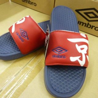 アンブロ(UMBRO)の２５ｃｍ）赤青　東京）アンブロ★サンダル シュベイロ 接触冷感　シャワースリッパ(サンダル)