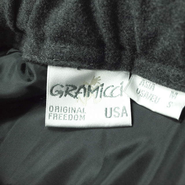 GRAMICCI(グラミチ)のGRAMICCI グラミチ W's WOOL BLEND LONG FLARE SKIRT ウールブレンドロングフレアースカート GLSK-20F038 M グレー イージー ボトムス【中古】【GRAMICCI】 レディースのスカート(ロングスカート)の商品写真