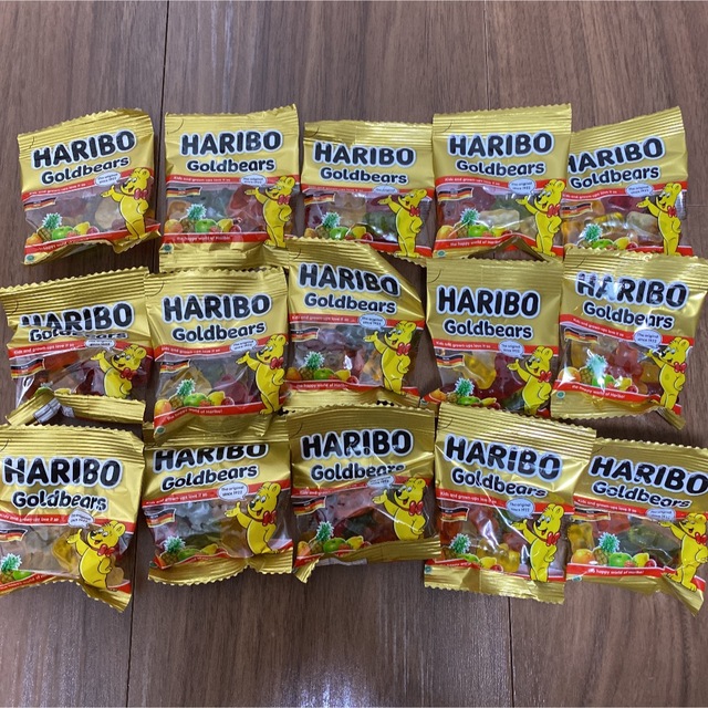 ハリボー　ミニゴールドベア　10g ×15袋 ハリボーグミ 食品/飲料/酒の食品(菓子/デザート)の商品写真