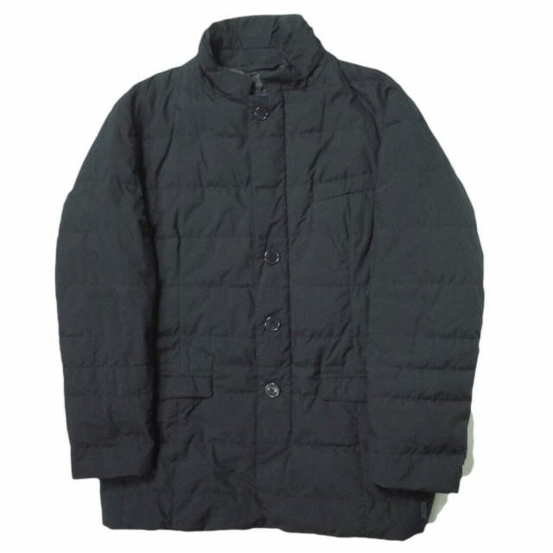 約475cm身幅HERNO ヘルノ LAMINAR DOWN JACKET - GORE WINDSTOPPER  ラミナー ダウンジャケット ゴアウィンドストッパー PI006UL-11106-9290 52 ブラック ナイロン ブルゾン アウター【HERNO】