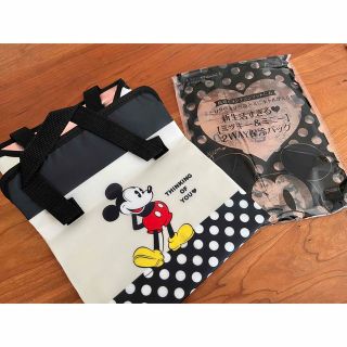 ディズニー(Disney)のゼクシィ 2022.7月号付録 ミッキー &ミニー 2way保冷バッグ(弁当用品)