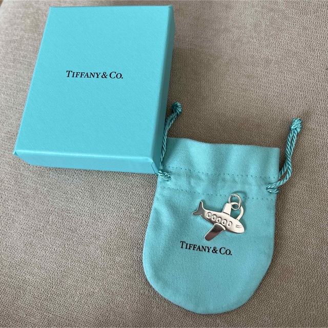 Tiffany & Co.(ティファニー)の美品　レア　希少　ティファニー　飛行機　チャーム　ネックレス　tiffany レディースのアクセサリー(ネックレス)の商品写真