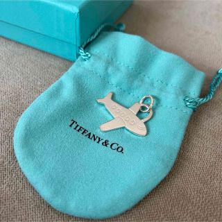 ティファニー(Tiffany & Co.)の美品　レア　希少　ティファニー　飛行機　チャーム　ネックレス　tiffany(ネックレス)