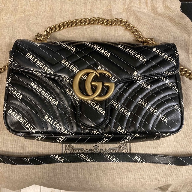 The Hacker Project Small GG Marmont Bag